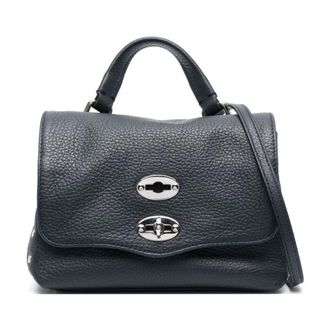 Zanellato Handbags, female, Blue, Size: ONE SIZE Postina Daily Baby