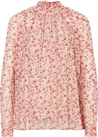 Max Mara Overhemden, Dames, Veelkleurig, 3Xs, Elegante Zijden Blouse