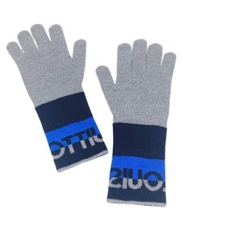Louis Vuitton Vintage, unisex, Grijs, ONE Size, Wol, Pre-owned Wool Gloves