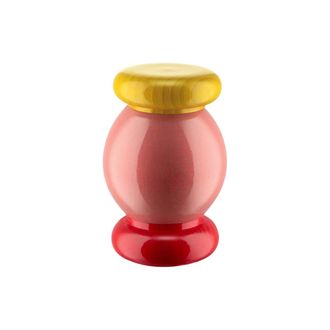 Alessi Twergi Salz-/Pfeffer- und Gew&uuml;rzm&uuml;hle ES18, rosa / rot / gelb