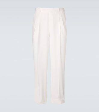 Brioni Elba wool straight pants