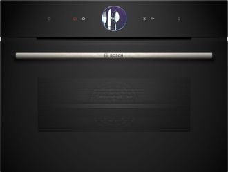 Bosch Serie 8, Horno A Vapor Compacto Empotrable, 60 X 45 Cm, Negro, Csg7361b1