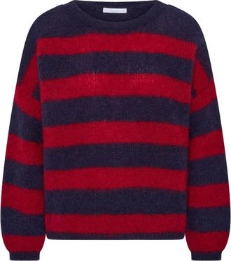 By-Bar Amsterdam Gigi Stripe Pullover - Dames - Truien - Veelkleurig - Maat: XL Mohair