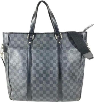 Louis Vuitton Pre-owned Tote Bags, male, Black, Size: ONE SIZE Pre-owned Damier Graphite Tote Bag