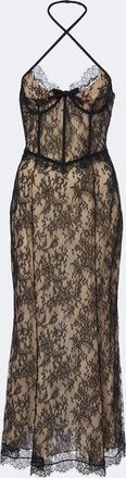 Alessandra Rich Vestido bustier de encaje