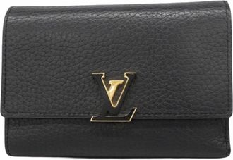 Louis Vuitton Hot Pink Noir Wallet (Tri-Fold) (Pre-Owned)