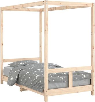vidaXL Vidaxl - Estructura De Cama Para Ni&ntilde;os Madera Maciza De Pino 80x160 Cm