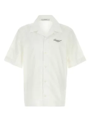 Givenchy White Regular Logo Shirt
