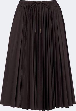 Moncler Falda midi plisada