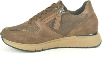 Gabor Bruin +print Runner N.+tiret - Dames - Sneakers - Bruin - 36 EU - Schoenen