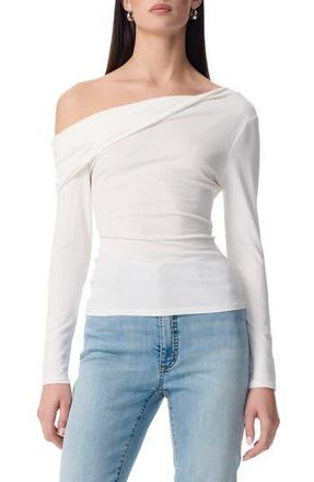 Robert Rodriguez Simonette Twisted One-Shoulder Long Sleeve Top in Snow White at Nordstrom Rack, Size X-Large