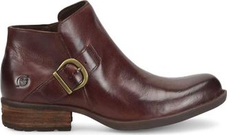 Born Womens Kace Leather Booties In Brown