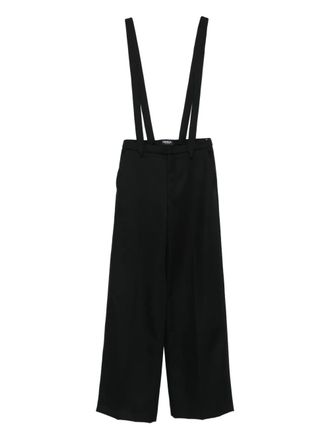 Dondup wool trousers - Black