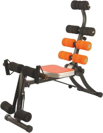 Trade Shop Panca Per Addominali Sollevamento Pesi Regolabile Sit Up 6x Brench Multifunzione - - Trade Shop Traesio