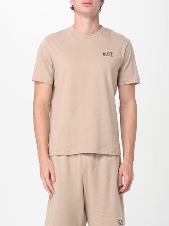 Emporio Armani T-shirt in cotone con logo Ea7