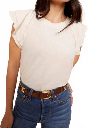 Nation Ltd Florry Top In Parchment