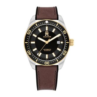 Tommy Hilfiger Accessoires, Heren, Veelkleurig, ONE Size, Leer, Th 85 Automatic