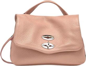 Zanellato Postina Bag - Dames - Handtassen - Roze - ONE Size - Leer - Tassen