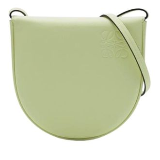 Loewe Pre-owned Heel Pouch - Dames - Pre-owned - Groen - Maat: ONE Size Leer