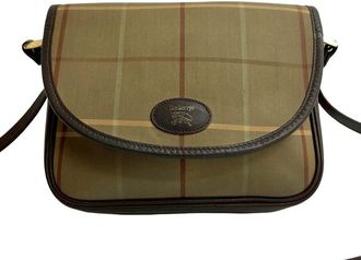 Burberry Pre-owned Burberry Vintage Check Canvas Crossbody MYGJ9CI0C1RHQ4RG