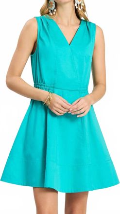Tyler B&ouml;e Emory Sleeveless Wrap Mini Dress In Ceramic