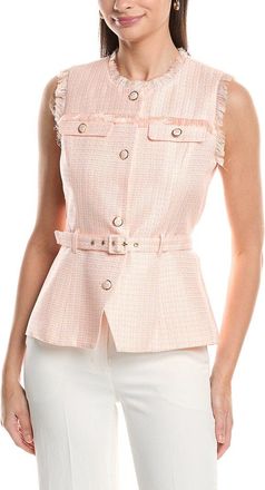 Tahari by ASL Belted Tweed Jacket
