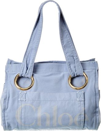Chloé Plage Canvas Tote