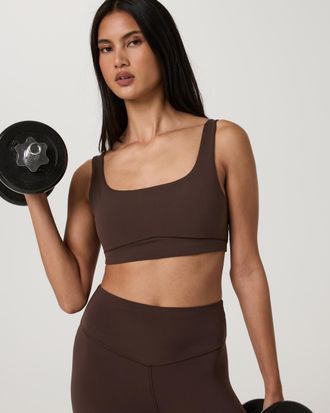 Vuori Clothing AllTheForm Bra | French Roast Tonal | XS, Size Extra Small