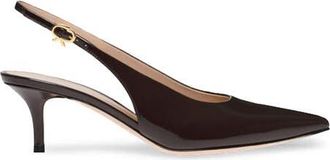 Gianvito Rossi Robbie Sling 55 Pumps in Red at Nordstrom, Size 41.5