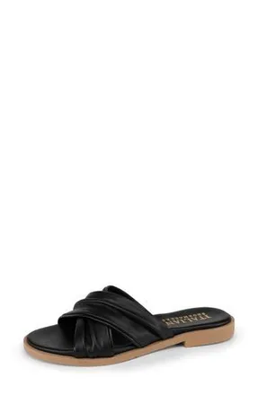 Italian Shoemakers Hachi Slide Sandal in Black at Nordstrom Rack, Size 6
