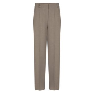 Dante6 Aries Pants - Dames - Broeken - Beige - Maat: 2XL Leer