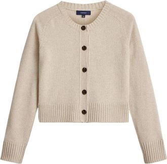 SOEUR Virginia Cardigan - Dames - Vesten - Beige - S - Wol - Truien & Vesten