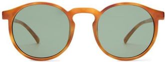 Le Specs Teen Spirit Deux 50mm Round Sunglasses in Tort at Nordstrom