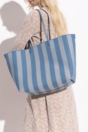 Fendi Bag Roll Large Type Shopper, Womens, Blue