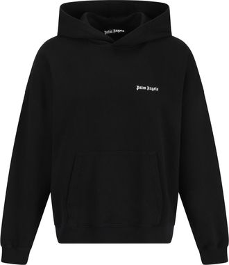 Palm Angels Black Cotton Oversize Sweatshirt