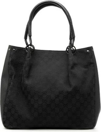 Gucci Borsa Pre-owned Vintage in Tela - - Pre-owned - Donna - Nero - ONE SIZE