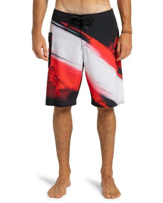 DC Boardshorts DC SHOES Burn Out 21, Herren, Gr. 29(XS/S), rot (racing rot), Obermaterial: 92% Microfaser, 8% Elasthan;, Hosen Boardshorts