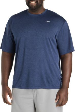 Reebok Big & Tall Performance Mesh T-Shirt in Collegiate Navy Htr at Nordstrom, Size 1X Big