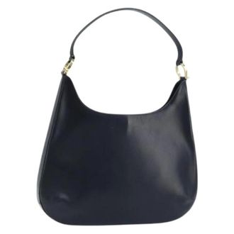 Ferragamo Pre-owned Shoulder Bag - Dames - Vintage Schoudertas - Blauw - ONE Size - Leer - Vintage