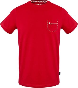 Aquascutum Unisex T-shirt voor volwassenen met Dizzy Dino-motief (Rood)