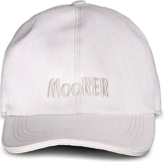Moorer Honkbalpet met geborduurd logo - Beige
