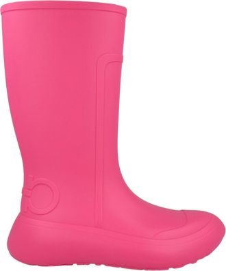 Ferragamo Gancini Logo Rain Boots
