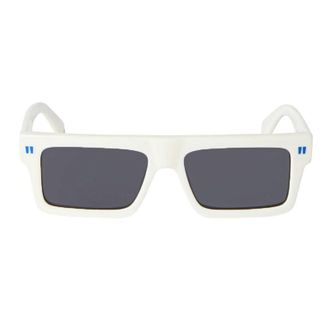 Off-white OERI13ZCHANDLER1807 Rectangular Dark Lens Sunglasses - White