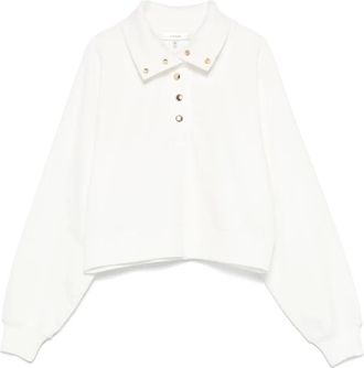 Frame Denim Felpa Coach - Bianco