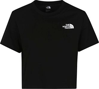The North Face T-Shirts, female, Black, Size: XS Dome Cropped Slim Tee