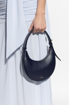 Furla Delizia Mini Handbag, Womens, Navy Blue