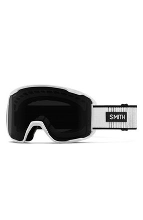 Smith Preview ChromaPop Shield Snow Goggles in White Fade Out /Sun Black at Nordstrom