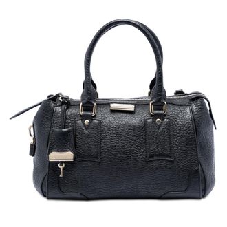Burberry Pre-owned Burberry Small Heritage Grain Leather Gladstone Satchel Ladies W319VO90MV104R66