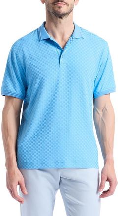 Robert Graham Aaron Knit Polo in Blue at Nordstrom Rack, Size Xxx-Large