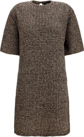 Fabiana Filippi Wool Oves Aries Casual Womens Dress